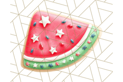 Fourth of July Cookie PNG, Patriotic Clipart USA Treats Png Product Image 4