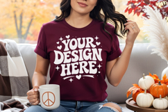 Autumn,Fall Sweatshirt Mockup Set Autumn Sweatshirt Mockup Product Image 4