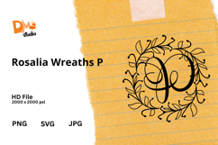 Rosalia Wreaths Monogram Product Image 1