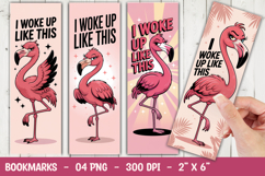 Funny Flamingo Bookmark Sublimation Product Image 1
