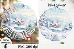 Christmas wind spinner, Christmas village, merry christmas Product Image 1