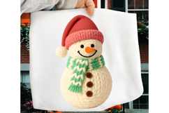 Crochet Yarn Christmas PNG, Pink Crochet Christmas PNG Product Image 5