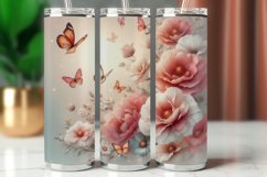 Spring Tumbler Wrap 20 oz - peony Product Image 1