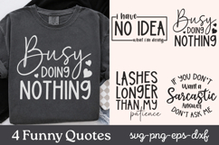 Funny Quotes SVG PNG Product Image 1