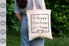 Be Happy Choose Happy Live Happy SVG Design Product Image 2