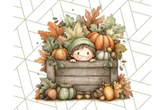 Whimsy Woods Harvest Festival Clipart PNG Files Product Image 4