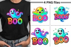 Neon Halloween Ghost PNG,Coquette Ghost for Trendy Halloween Product Image 7