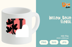 Willow Boho Floral Monogram Product Image 1