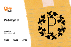 Petalyn Monogram Product Image 1