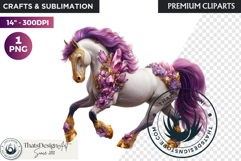 Fantasy Animal and crystal PNG Clipart scrapbooking Product Image 1