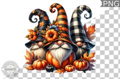 Halloween Gnome Sublimation - Clipart PNG Design Product Image 1