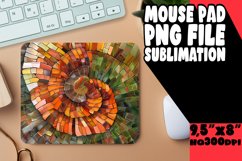 Glitter Flower Mouse Pad Sublimation Art PNG Product Image 1