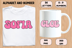 Mermaid Scales Alphabet Letters &amp; Numbers Clipart PNG 300DPI Product Image 6