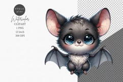 Bat clipart, Autumn clipart, Halloween clipart Product Image 1
