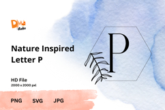 Nature Inspired Letter - Monogram Botanical Alphabet Product Image 1