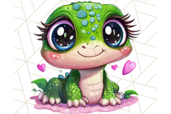 Jungle Creatures Kawaii Clipart PNG, Cute Rainforest Animal Product Image 4