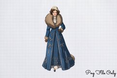 Victorian Winter Clipart Sublimation PNG Product Image 1