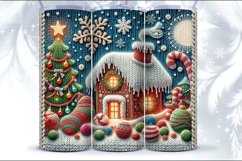 4 Christmas Seamless Tumbler Wrap 20 oz Product Image 5