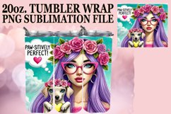 Joyful journeys 20oz tumbler wrap, Dog Mom Product Image 1