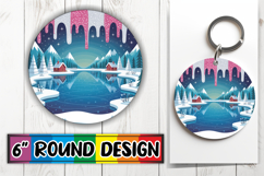 Joyful Keychain PNG Inspiration, Winter Product Image 1