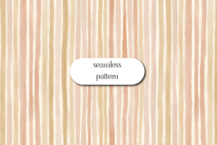 Seamless Pastel Striped Pattern with Hand Painted Lines Product Image 1