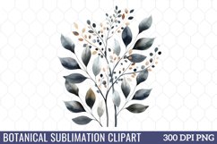 Botanical Sublimation Clipart Product Image 1