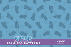 Boho Star Seamless Pattern Nursery Tile PNG DTF Baby Kids Product Image 1