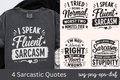 Sarcastic Quotes SVG PNG Product Image 1