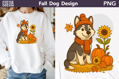 Fall Dogs Clipart | Autumn Puppy Sublimation Bundle Product Image 18