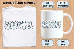 Fairytale Princess Alphabet Letters &amp; Numbers Clipart PNG Product Image 6
