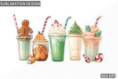 Christmas Coffee PNG Sublimation design Product Image 1