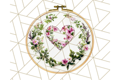 Floral Sewing Clipart PNG Vintage Sewing Elements Needlework Product Image 4