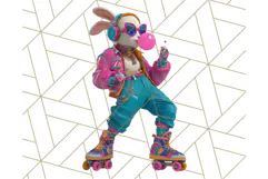 Forgotten 80s Cartoon Clipart PNG, Retro Animal Heroes Product Image 4