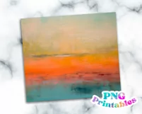 Minimalist Abstract Painting 20 oz Skinny Tumbler Wrap Product Image 2