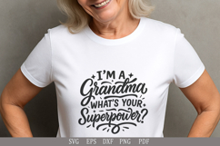 Humorous Grandma Quote, Mother&#039;s Day Shirt Design SVG PNG Product Image 2