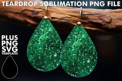 Sublimation-Ready Green Drops Product Image 1