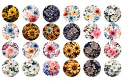 Round Wind Spinner Sublimation Bundle | Wind Spinner PNG Product Image 18
