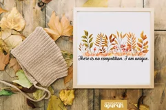 Autumn Floral Motivational Quotes Sublimation 16 Product Image 4