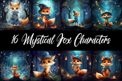 16 Mystical Fox Illustrations Cute Magical Forest