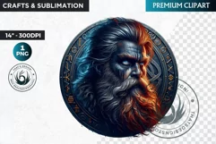 Norse dwarf and elf Clipart PNG. Viking mythology gnome Product Image 1