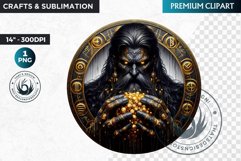 Norse dwarf and elf Clipart PNG. Viking mythology gnome Product Image 1
