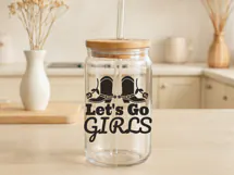 Western Cowgirl SVG Designs | Welcome Howdy Let's Go Girls Product Image 6
