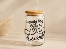 Cowgirl Ghost SVG Western Ghost SVG Howdy Boo Cowgirl Rodeo Product Image 7