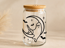 Ghost Halloween SVG, Ghost Moon SVG, Sexy Funny Ghost PNG Product Image 5