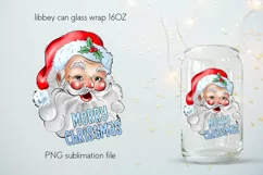 16 oz Libbey Glass Can Tumbler Sublimation Design