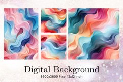 Abstract Background Digital Paper Wallpaper Wallart_16 Product Image 1