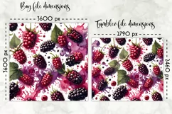 Lunch Bag Sublimation | Fruits and Berries Lunch Bag Print Product Image 2