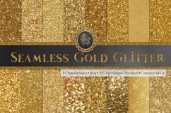 16 Seamless Gold Glitter Digital Papers Product Image 1
