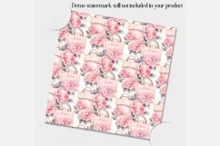 16 Seamless Watercolor Luxury Fashion Peony Digital Papers Product Image 2