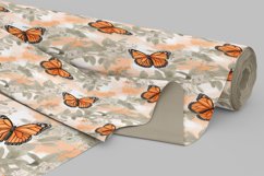 16 Seamless Watercolor Monarch Butterfly Digital Papers Product Image 5